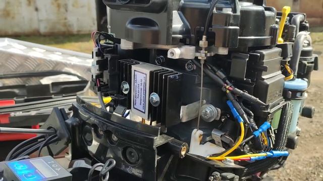 Установка реле-регулятора 2Ф25П на лодочный мотор SUZUKI DF9.9BS смотреть онлайн