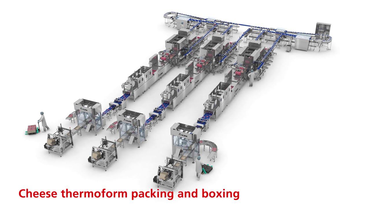 Автоматизация упаковочных линий для мяса и сыра
