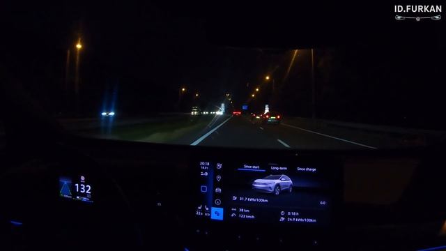 VW ID.4 GTX [AWD] 100 & 130 kph Consumption Test смотреть онлайн