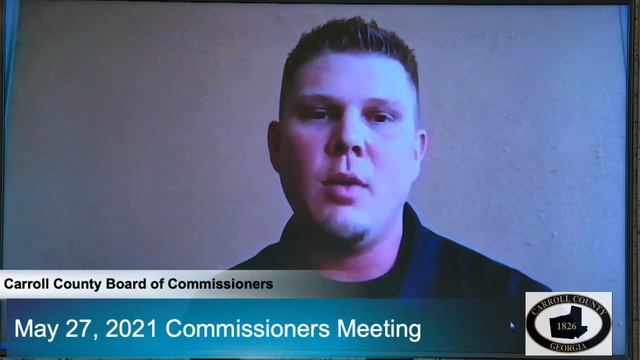 Carroll County Board of Commissioners Meeting 5-27-21 смотреть онлайн