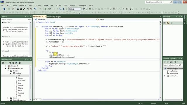 Search Data Using User ID смотреть онлайн