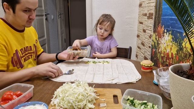 Шаурма домашняя - готовим с Полиной ? смотреть онлайн