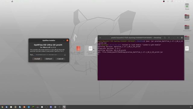 How to properly download OptiFIne on Ubuntu Linux! смотреть онлайн