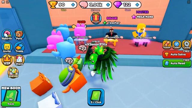 ¡AUMENTA TU IQ DE FORMA FÁCIL! | Roblox: [TRADE] IQ Wars Simulator смотреть онлайн