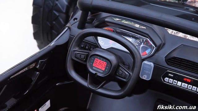 Двухместный детский электромобиль JS 3168 EBLR-18 (24V), EVA колеса - Fiksiki.com.ua