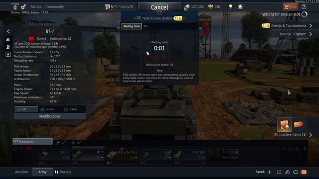 War Thunder_t34 1940 gameplay смотреть онлайн