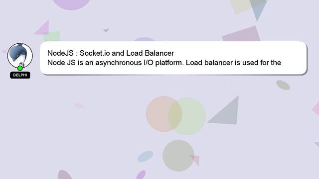 NodeJS : Socket.io and Load Balancer смотреть онлайн