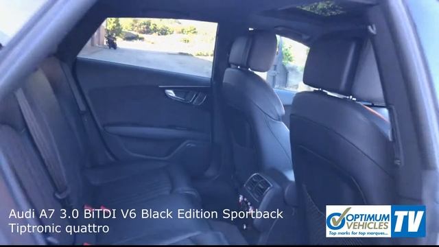 Audi A7 3.0 BiTDI V6 Black Edition Sportback Tiptronic quattro - Optimum Vehicles Ltd смотреть онлайн