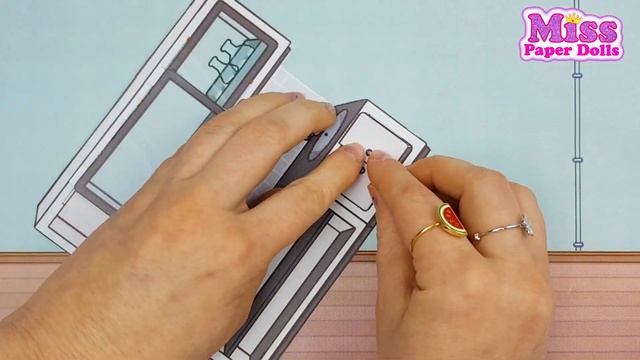 Quiet Book Toca Boca Life School!!!/ Tutorial Dollhouse / Miss Paper Dolls (2 part) смотреть онлайн