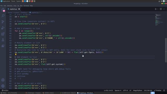 Linked List Exploit Continued - GOT Overwrite - "Links 2+3" Pwn Challenge [ImaginaryCTF] смотреть онлайн