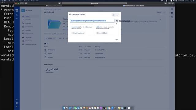 Git Tutorial: #4 Working with remote repositories смотреть онлайн