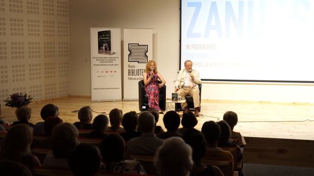 Krzysztof Zanussi i Barbara Gruszka-Zych w Sosnowcu. Promocja książki "Życie rodzinne Zanussich" смотреть онлайн