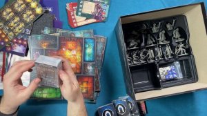 Распаковка настольной игры Dungeon Saga Origins