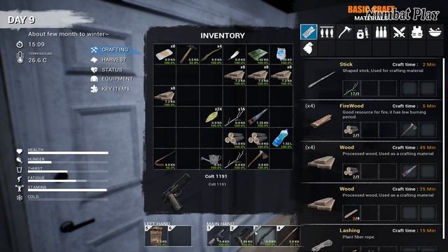 СТРОИТЕЛЬСТВО СТЕН. СТУЛ ДЛЯ РЭЙЧЕЛ | Mist Survival #11 смотреть онлайн