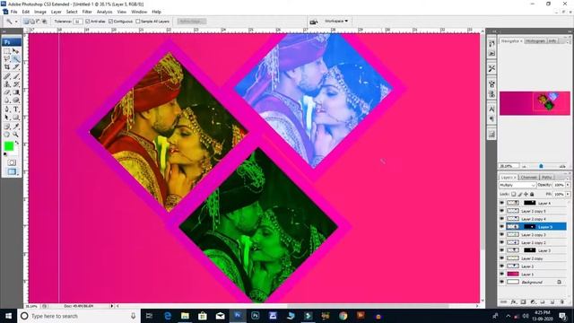 Multi layer effect in photoshop смотреть онлайн
