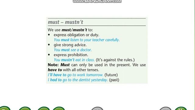 Excel 6th grade. Have to, don't have to. Must, mustn't смотреть онлайн