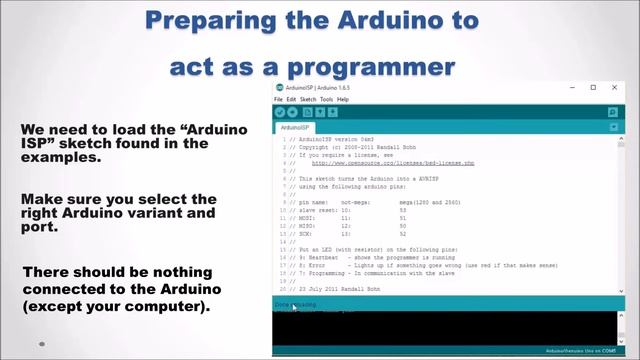 Programming ATtiny ICs with an Arduino Uno and the Arduino IDE смотреть онлайн