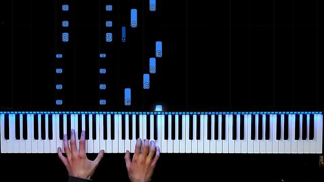 Muse - Explorers (Visual Piano Tutorial) смотреть онлайн