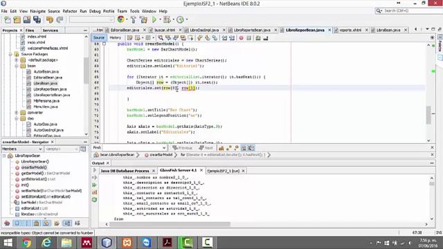 Gráficos de Barras y Pie usando Java Server Faces смотреть онлайн