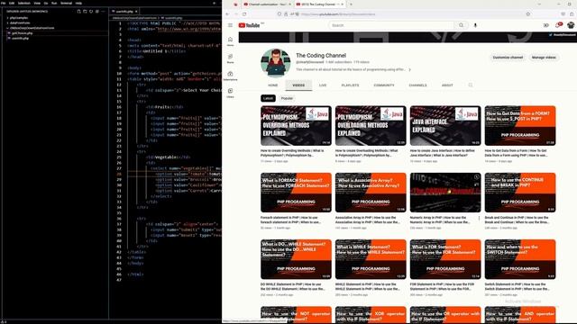 How to Get Selected Choices of CheckBox and DropDown List in a Form using PHP смотреть онлайн