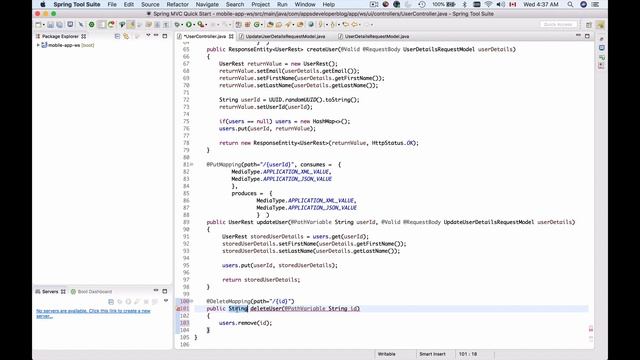 REST API with Spring Boot - @DeleteMapping. Handle HTTP DELETE Request and Return a Response смотреть онлайн