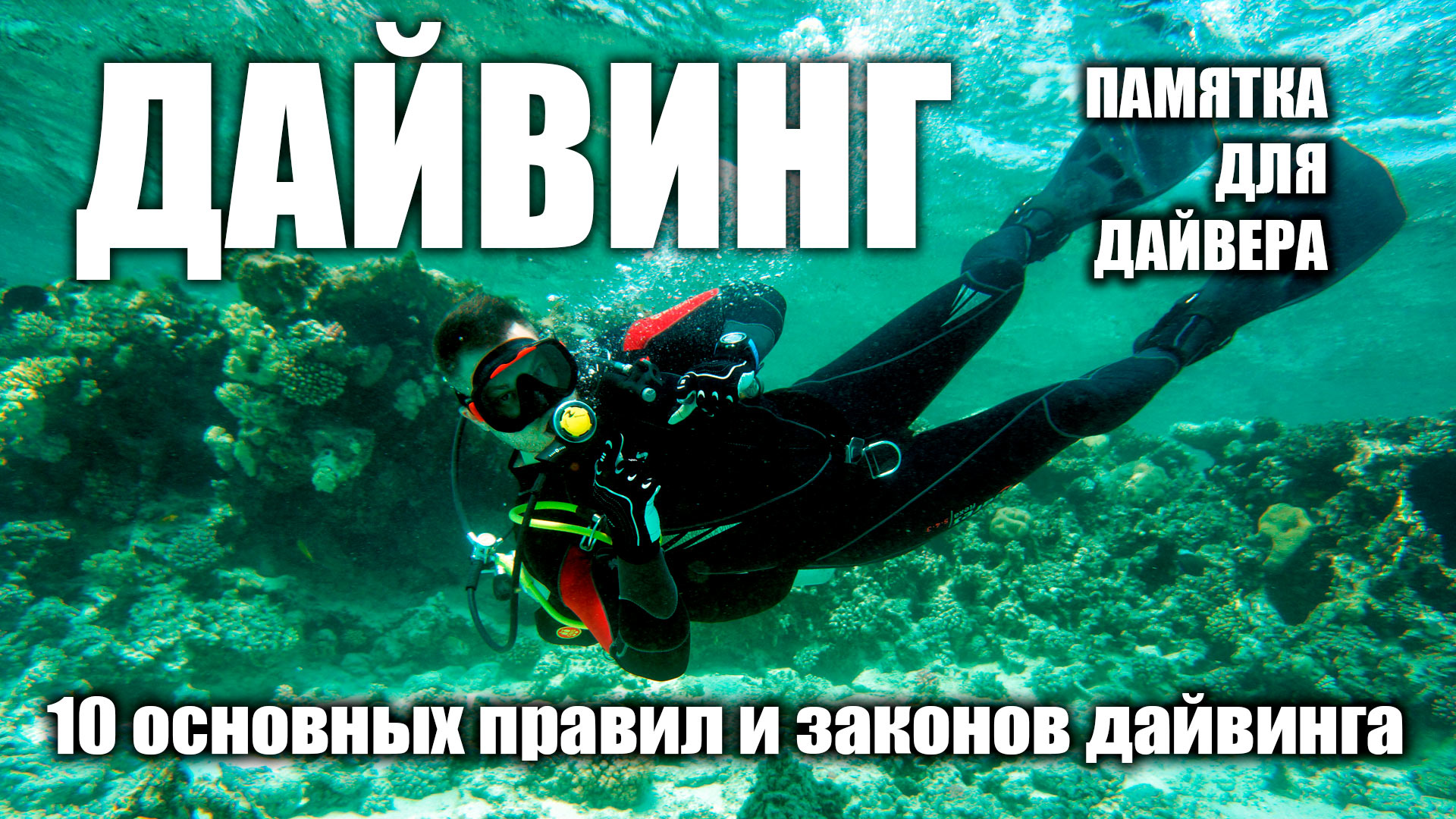 10 основных правил дайвинга