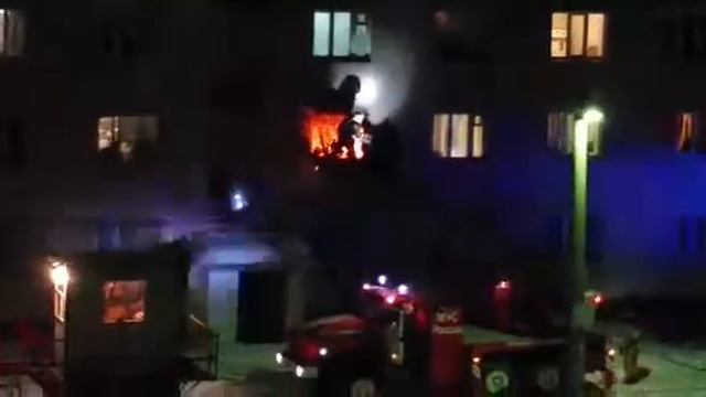 Пожар на сортировке в общаге