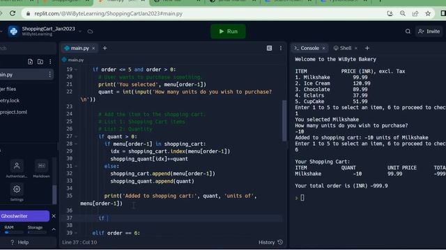 How to allow users to remove items from the shopping cart? смотреть онлайн