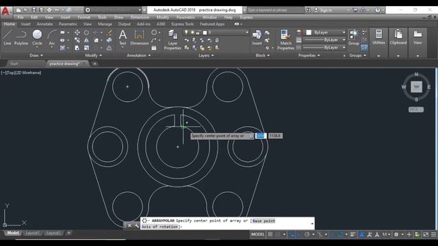 AutoCAD Practice Drawing || 2D AutoCAd Practice Drawings For Beginners Mechanical || смотреть онлайн