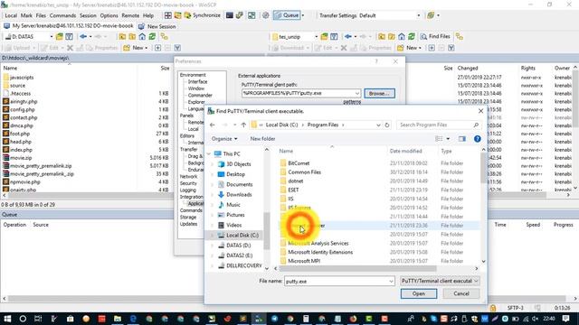 How to extract file on Linux Server via winscp смотреть онлайн
