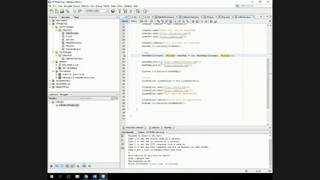 HTTP URL connection, Java Collections, JSON. смотреть онлайн