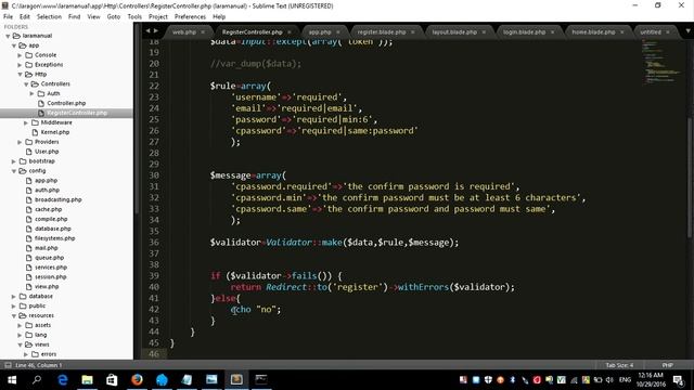 How to Easy manual Registration and Login Laravel 5 смотреть онлайн