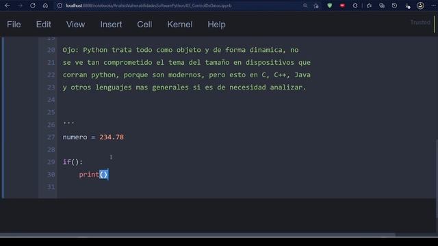 08. Control de Datos (Parte 01) | Análisis de Vulnerabilidades de Soft. con Python смотреть онлайн