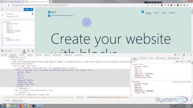 Wordpress 2021 Theme How To Change The Header Height ? смотреть онлайн
