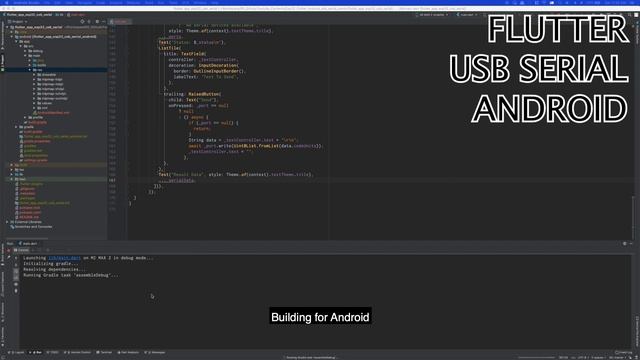 ESP32 | FLUTTER | USB SERIAL - HOW TO CONNECT THE ESP32 TO THE ANDROID(FLUTTER) USING THE USB CABLE смотреть онлайн