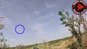 Российские бойцы сбили из стрелкового оружия украинский беспилотник самолетного типа