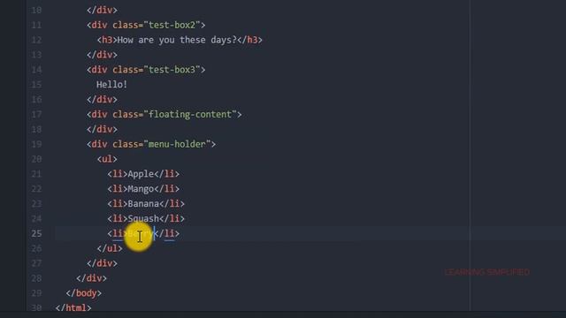 Create an HTML list and change bullet style using CSS смотреть онлайн