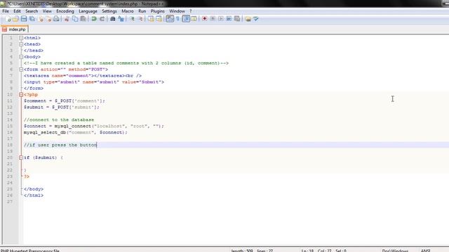 PHP - Comment System (1/1) смотреть онлайн