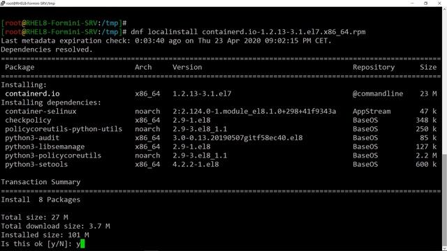 installation #docker sur CentOS 8 RHEL 8 - ios.dz смотреть онлайн