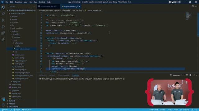 Betatalks #59 - Getting Started With Angular Schematics, Prt. 3 смотреть онлайн