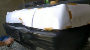 покраска бампера.покраска бампера ваз 2109.