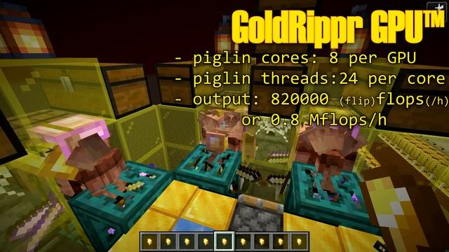 Piglin Bartering at 800000 items/h like a BOSS. [Fun Farms 33] смотреть онлайн