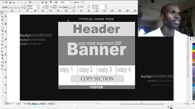 Web Design Intro: Coreldraw, Photoshop & Wireframing for Websites смотреть онлайн