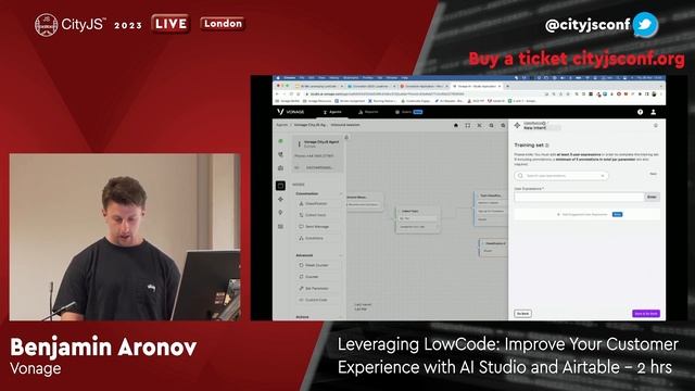 Benjamin Aronov - Leveraging LowCode: Improve Your Customer Experience w/ AI Studio & Airtable смотреть онлайн