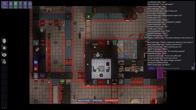 Space Station 14 - Janitor game (first time doing a job) смотреть онлайн
