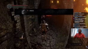 Папич играет в Dark Souls Remastered! Дарк соулс! Как прыгать? 1