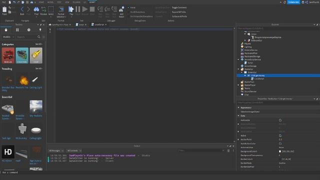 Как сделать систему денег и ребиртов с сохранением в Roblox Studio смотреть онлайн