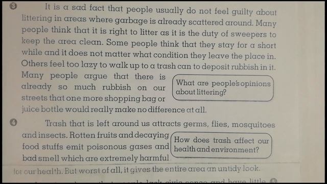 Class 6 | English | Chapter 2 | Surrounded by trash | By Excel School смотреть онлайн