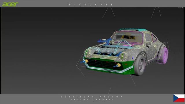 1982 PORSCHE 911 | DEATH RACE MOVIE| MODIFICATION | 3D смотреть онлайн