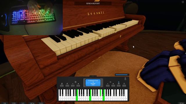 Mr Bean Cartoon Intro [Virtual/Roblox piano] смотреть онлайн